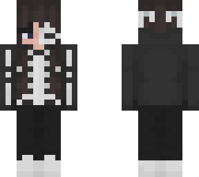 skeleton hoodie girl v2