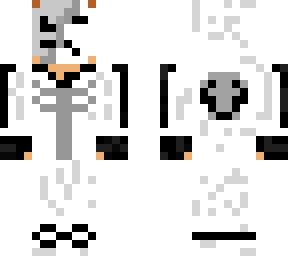 white mask skelet (haloowen)
