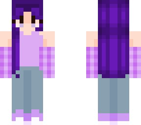 purple girl