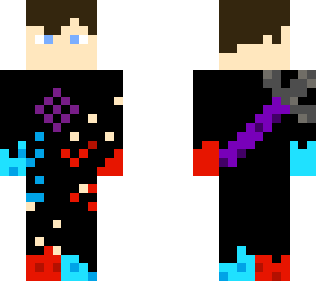 fire and ice mix with katana