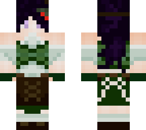 green medieval goggles lady?