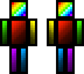 i dont know what to name this so just a rainbow skin i guess?