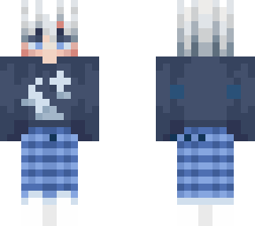 white hair boy