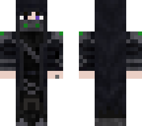 green toxic dark cape with mask (fixed shoes)