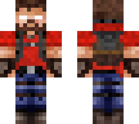 herobrine adventurer with 3rd layer