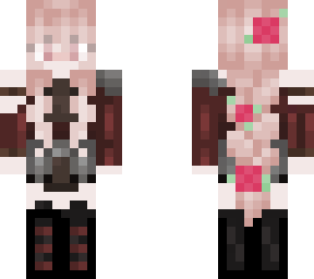 sakura red armor