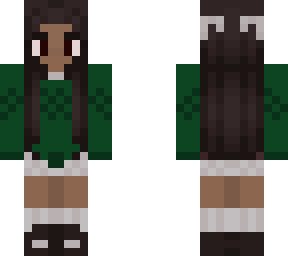 winter outfit green version
