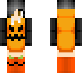 female - jack o’ lantern hoodie - pumpkin socks