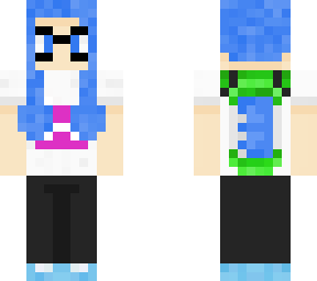 inkling girl (blue) tentatek