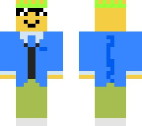 noob with blue suit