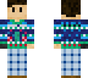 aiden but christmas but plaid pajamas