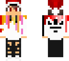 milkshake with santa hat