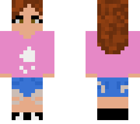 pink frosted brownie girl