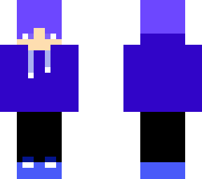 blue emo boy