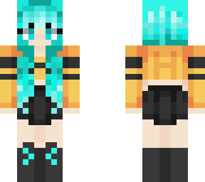 hufflepuff blue hair girlie