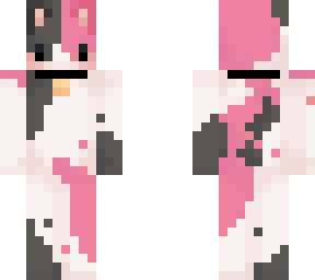 pink and black cat