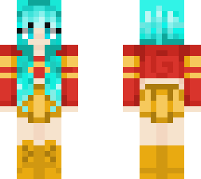 gryffindor blue hair girlie