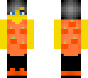 male - pumpkin sleeveless shirt