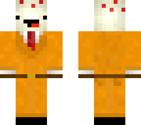 orange tuxedo cake