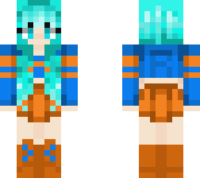 ravenclaw blue hair girlie