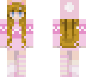 a pink winter
