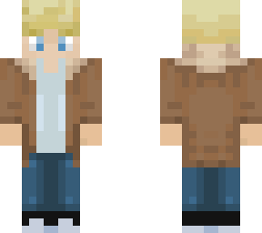 blond male leather jacket