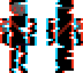 glitched character