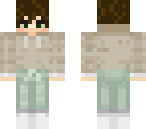 fluffy brown hair