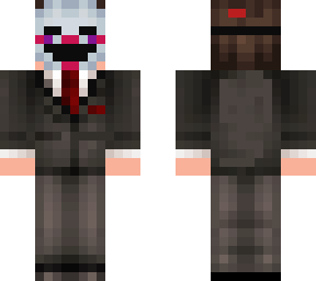 puppet mask tuxedo guy