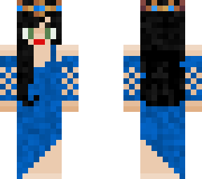blue dress princess