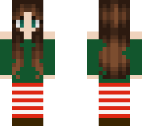 brunette christmas