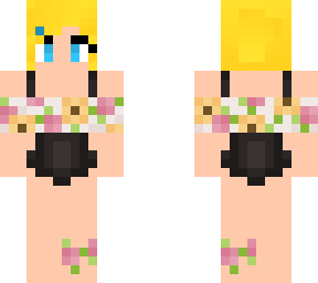 bubbles (flower swimsuit)