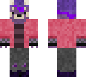 purple racoon gamergirl