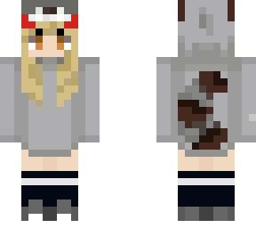 raccoon blond girly girl
