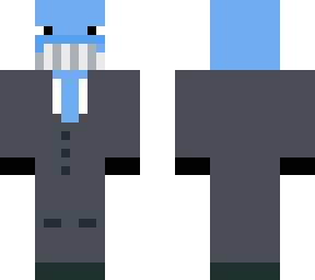 whale in a suit