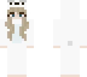 blonde polar bear girl