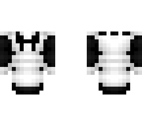 ob - black & white anime maid dress