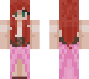pink midieval princess red head vm