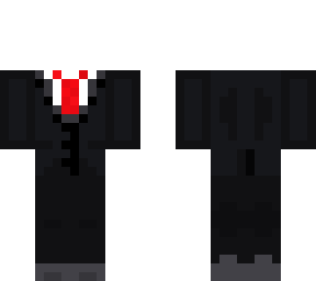 guy with no head in a suit | Minecraft Skin