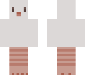 pink skin bird base