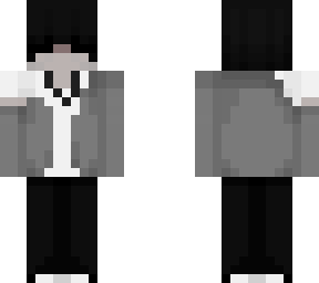 gray cat cape matching skin (his) v4 white shoes black chain