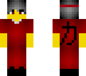 male - red - chain - mask
