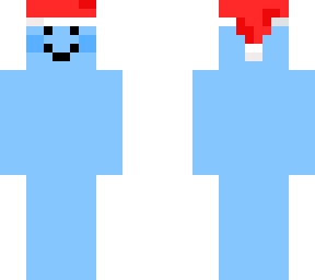 blue christmas smiley