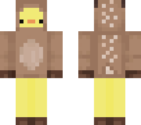 duck as a reindeer