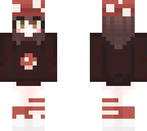 mushroom girl (edit in red)