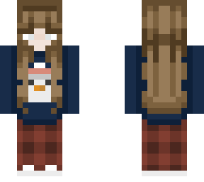 winter penguin girl (brunette)