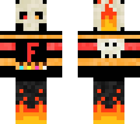 fire skull
