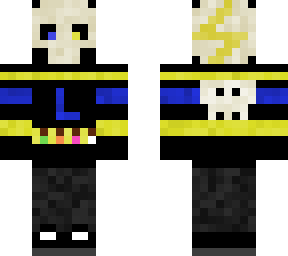lightning skull