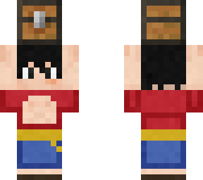luffy holding chest
