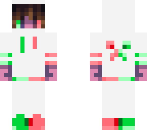 neon green and red boy